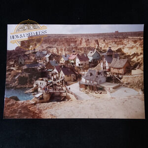 Vintage Rare Authentic Kodak Photo Picture at Malta of Anchor Bay Popeye Village